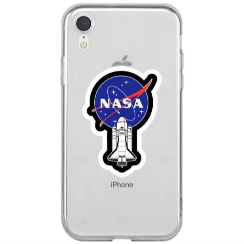 Apple iPhone Xr Nasa 2 Transparent Silicone TPU Θήκη