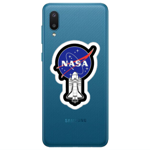 Samsung A02 Nasa 2 Transparent Silicone TPU Θήκη