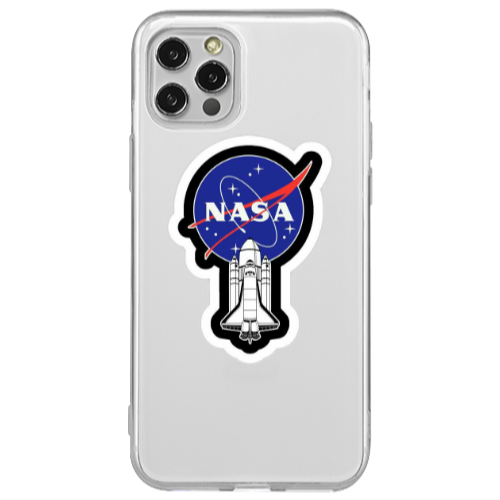 Apple iPhone 12 Pro Nasa 2 Transparent Silicone TPU Θήκη