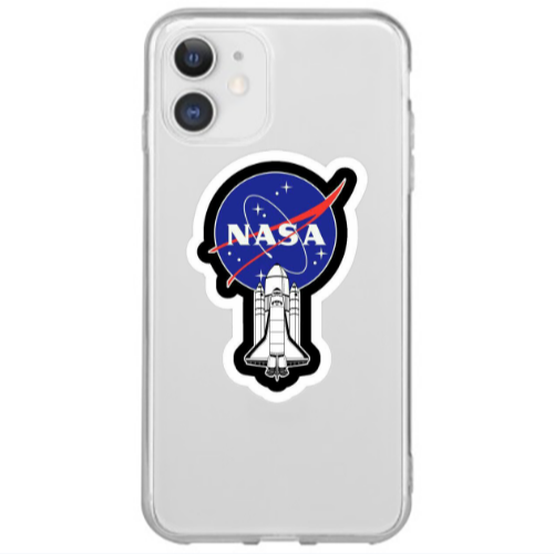 Apple iPhone 12 Mini Nasa 2 Transparent Silicone TPU Θήκη