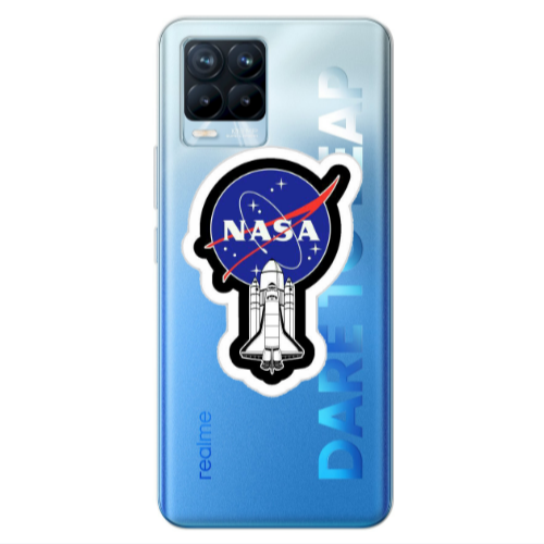 Realme 8 Pro Nasa 2 Transparent Silicone TPU Θήκη