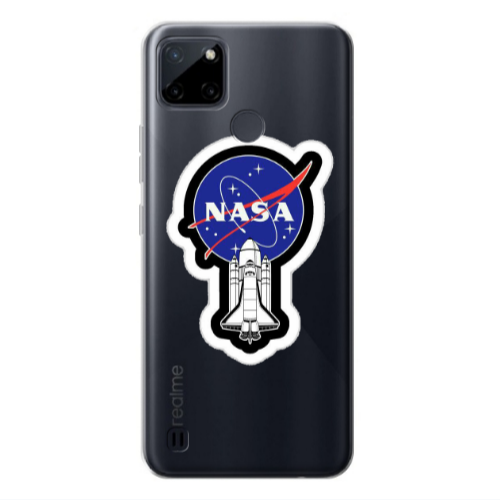 Realme C25Y Nasa 2 Transparent Silicone TPU Θήκη
