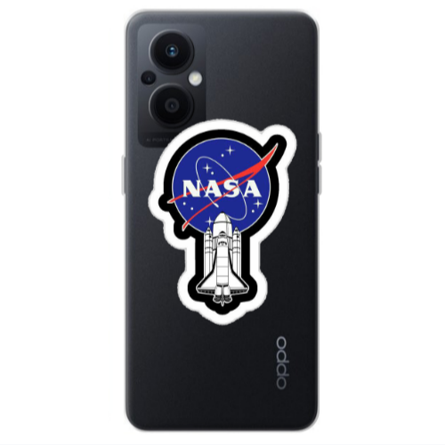 Oppo Reno 7 Lite Nasa 2 Transparent Silicone TPU Θήκη