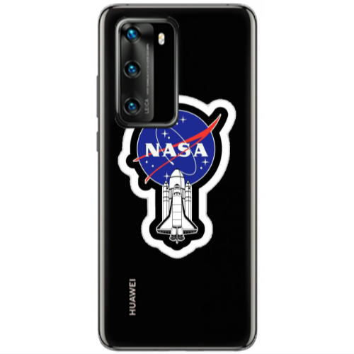 Huawei P40 Nasa 2 Transparent Silicone TPU Θήκη