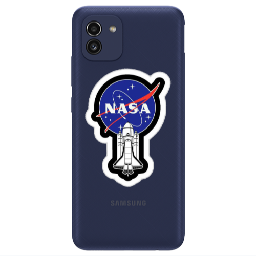 Samsung A03 Nasa 2 Transparent Silicone TPU Θήκη