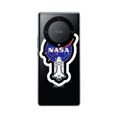 Honor Magic5 Lite 5G Nasa 2 Transparent Silicone TPU Θήκη
