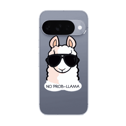 Google Pixel 10 No prob-lama Transparent Silicone TPU Θήκη