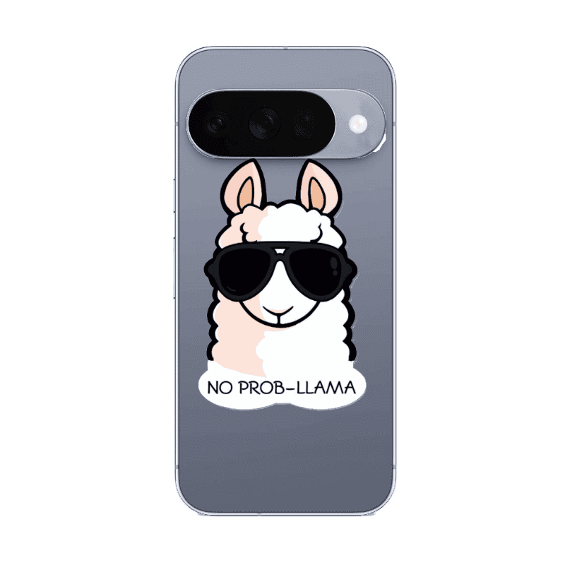 Google Pixel 10 No prob-lama Transparent Silicone TPU Θήκη