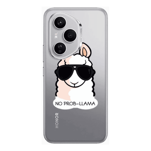 Honor Magic 400 Pro No prob-lama Transparent Silicone TPU Θήκη