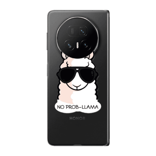 Honor Magic V5 No prob-lama Transparent Silicone TPU Θήκη