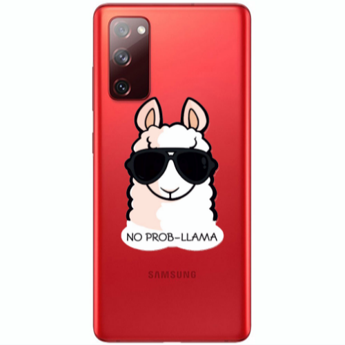 Samsung S20 FE No prob-lama Transparent Silicone TPU Θήκη
