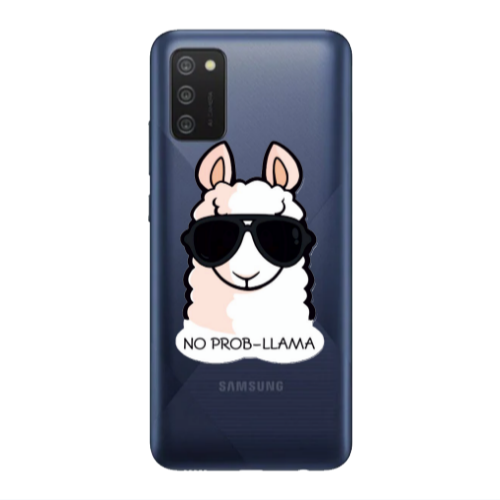 Samsung A03S No prob-lama Transparent Silicone TPU Θήκη