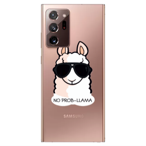 Samsung Note 20 Ultra No prob-lama Transparent Silicone TPU Θήκη
