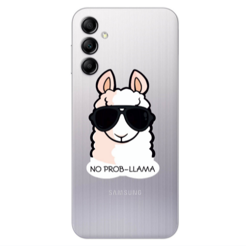 Samsung A24 No prob-lama Transparent Silicone TPU Θήκη