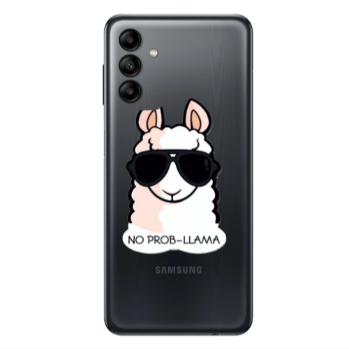 Samsung A13 5G No prob-lama Transparent Silicone TPU Θήκη