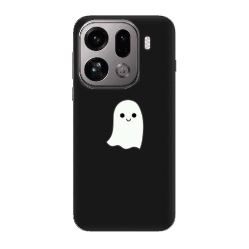 Oppo Find X9 Pro Ghost Black Colored Silicone TPU Θήκη