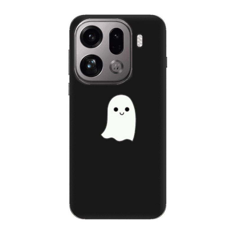 Oppo Find X9 Pro Ghost Black Colored Silicone TPU Θήκη