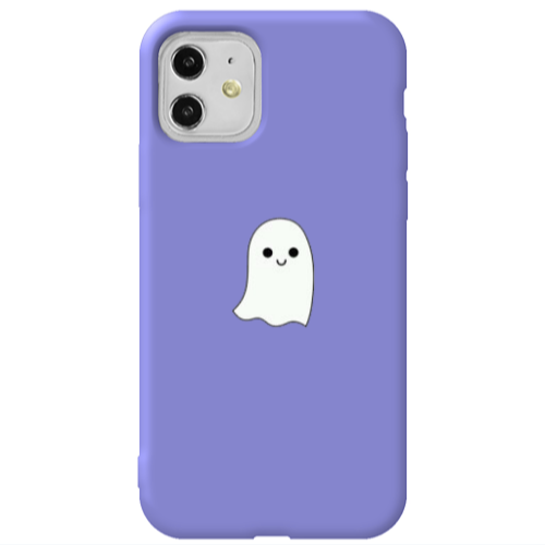 Apple iPhone 11  Ghost Purple Colored Silicone TPU Θήκη