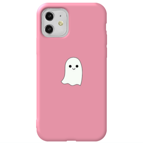 Apple iPhone 11  Ghost Pink Colored Silicone TPU Θήκη