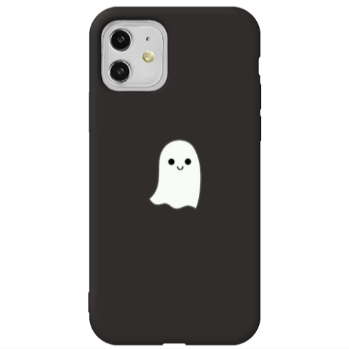 Apple iPhone 11  Ghost Black Colored Silicone TPU Θήκη