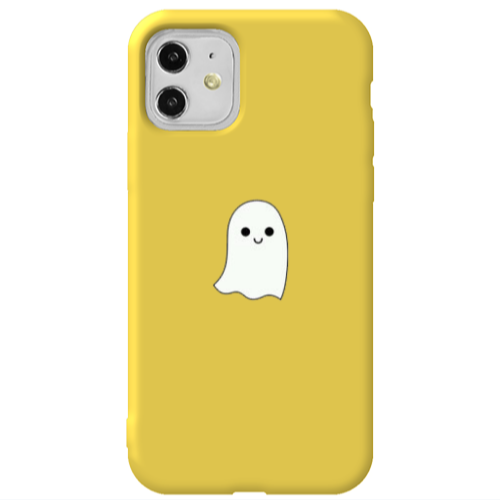 Apple iPhone 11  Ghost Yellow Colored Silicone TPU Θήκη