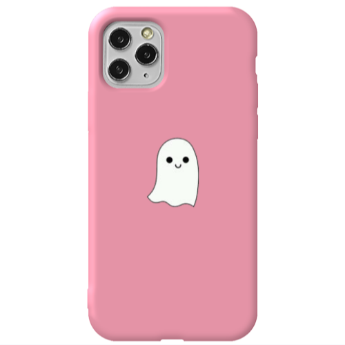 Apple iPhone 11 Pro Ghost Pink Colored Silicone TPU Θήκη