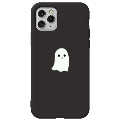 Apple iPhone 11 Pro Ghost Black Colored Silicone TPU Θήκη