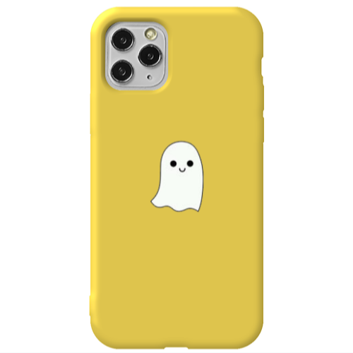 Apple iPhone 11 Pro Ghost Yellow Colored Silicone TPU Θήκη