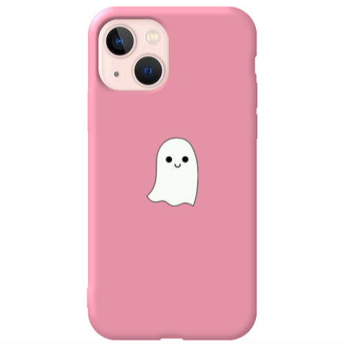 Apple iPhone 13 Ghost Pink Colored Silicone TPU Θήκη