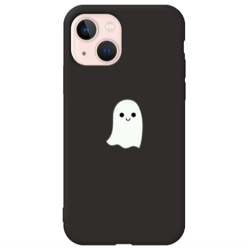 Apple iPhone 13 Ghost Black Colored Silicone TPU Θήκη