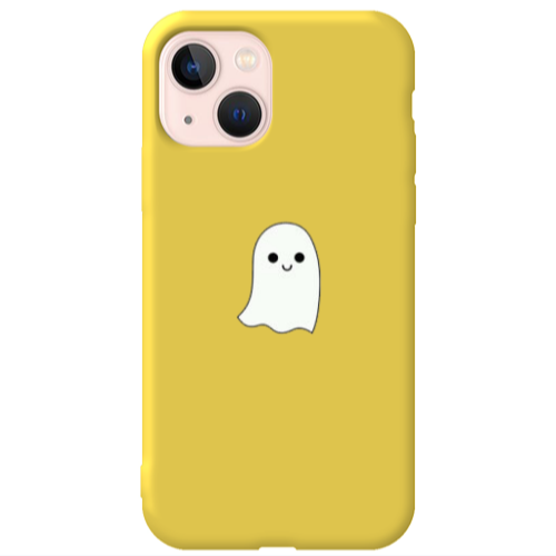 Apple iPhone 13 Ghost Yellow Colored Silicone TPU Θήκη