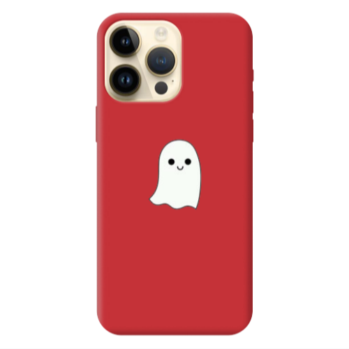 Apple iPhone 13 Pro Max Ghost Red Colored Silicone TPU Θήκη