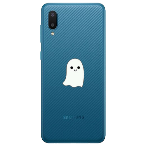 Samsung A02 Ghost Transparent Silicone TPU Θήκη