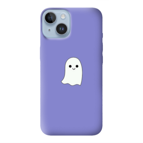 Apple iPhone 14  Ghost Purple Colored Silicone TPU Θήκη
