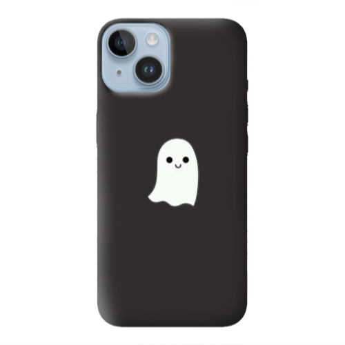 Apple iPhone 14  Ghost Black Colored Silicone TPU Θήκη