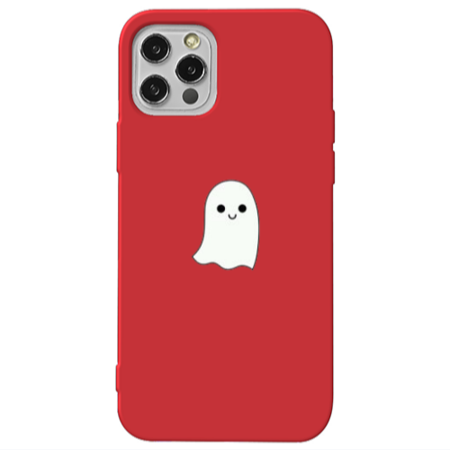 Apple iPhone 13 Pro Ghost Red Colored Silicone TPU Θήκη