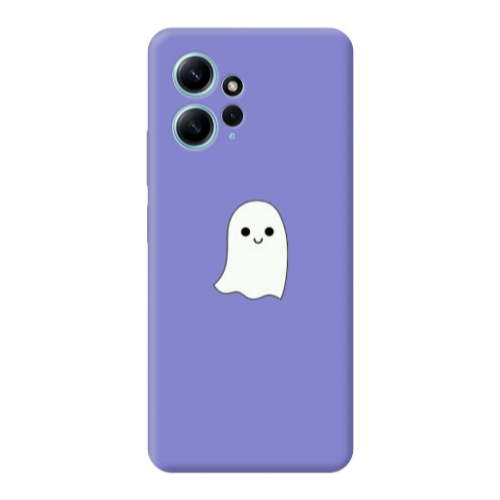 Xiaomi Redmi Note 12 4G Ghost Purple Colored Silicone TPU Θήκη
