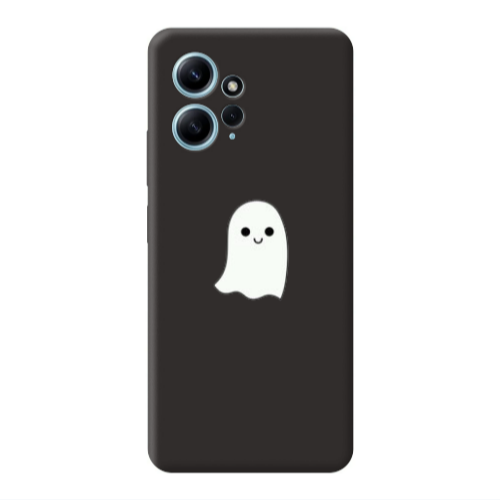 Xiaomi Redmi Note 12 4G Ghost Black Colored Silicone TPU Θήκη