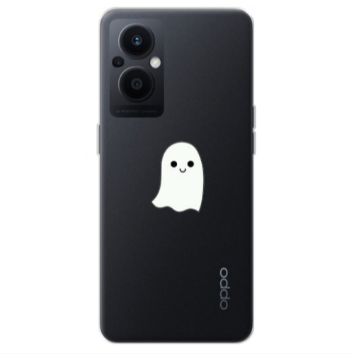Oppo Reno 7 Lite Ghost Transparent Silicone TPU Θήκη