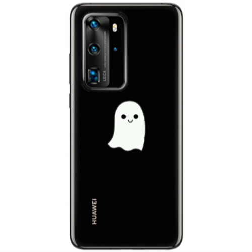 Huawei P40 Pro Ghost Transparent Silicone TPU Θήκη