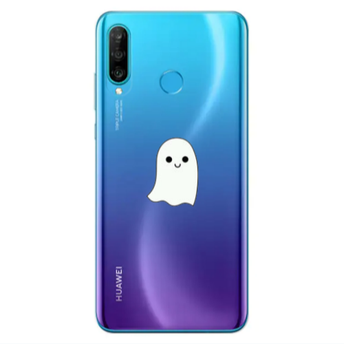 Huawei P30 Lite Ghost Transparent Silicone TPU Θήκη