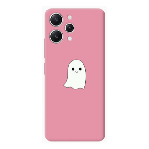 Xiaomi Redmi 12 Ghost Pink Colored Silicone TPU Θήκη