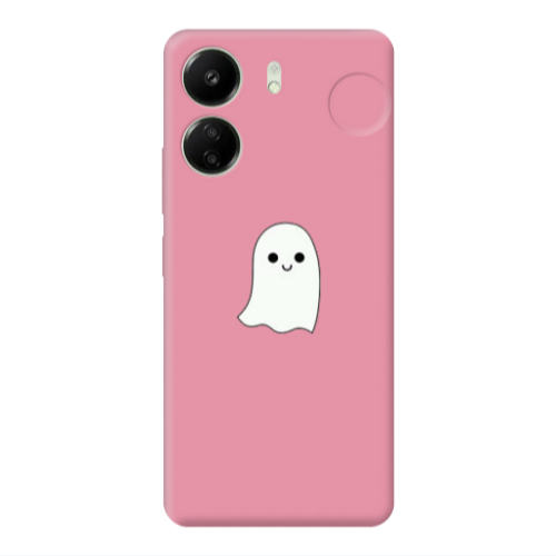 Xiaomi Redmi 13C Ghost Pink Colored Silicone TPU Θήκη
