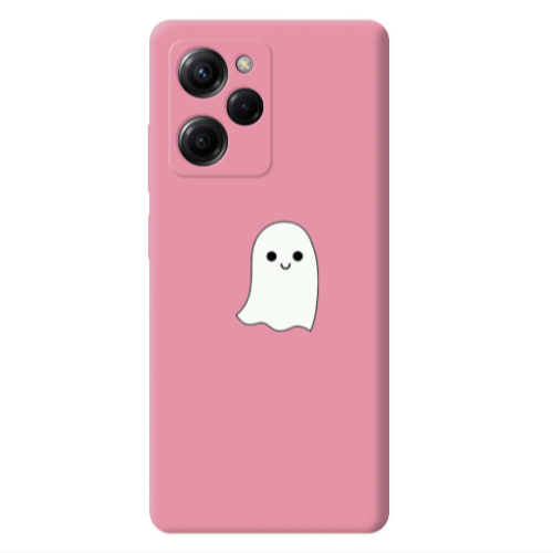 Xiaomi Poco X5 Pro Ghost Pink Colored Silicone TPU Θήκη