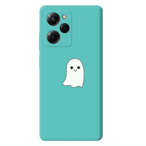 Xiaomi Poco X5 Pro Ghost Turquoise Colored Silicone TPU Θήκη