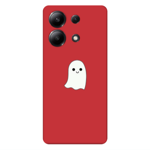 Xiaomi Redmi Note 13 4G Ghost Red Colored Silicone TPU Θήκη