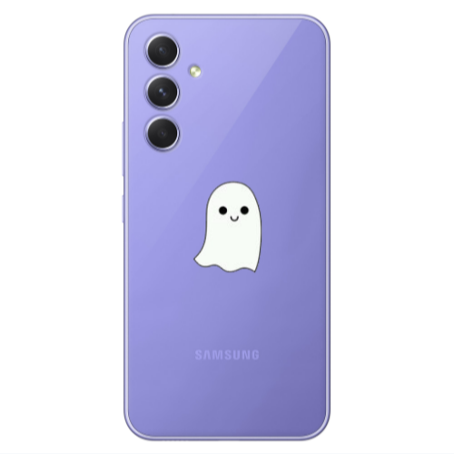 Samsung A55 Ghost Transparent Silicone TPU Θήκη