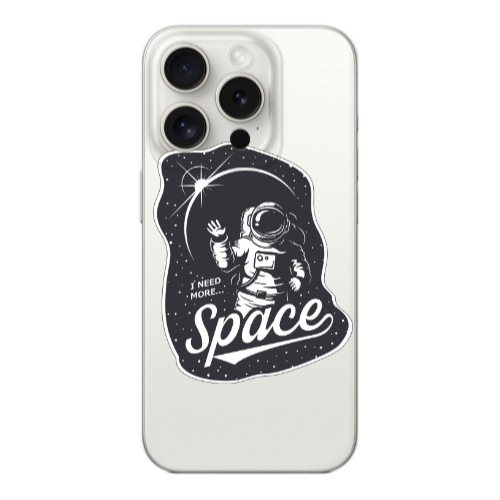 Apple Iphone 16 Pro I need more spacee Transparent Silicone TPU Θήκη