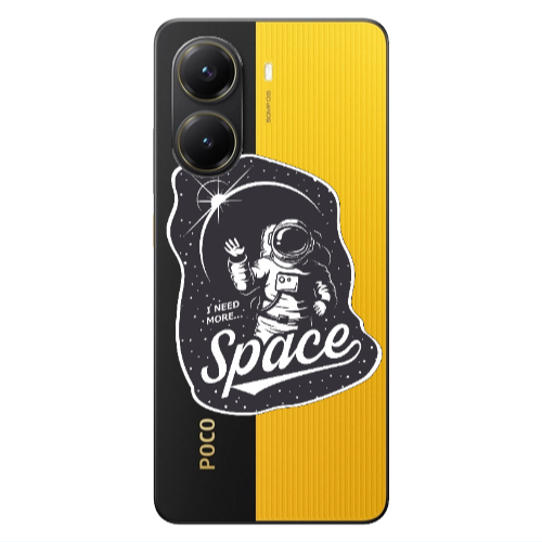 Xiaomi Poco X7 Pro I need more spacee Transparent Silicone TPU Θήκη