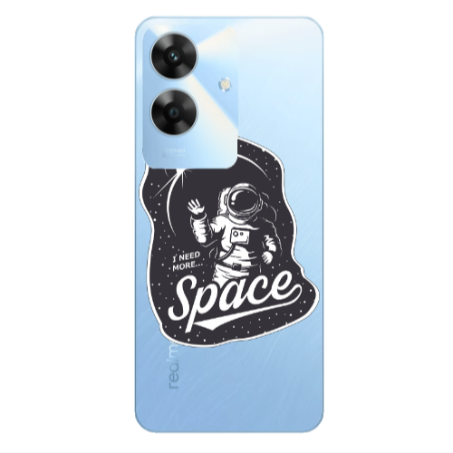 Realme Note 60 I need more spacee Transparent Silicone TPU Θήκη